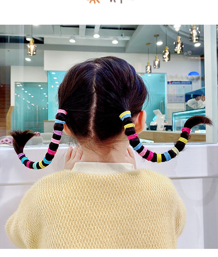 500 rubber bands korean new fashion hair cheap scrunchies set