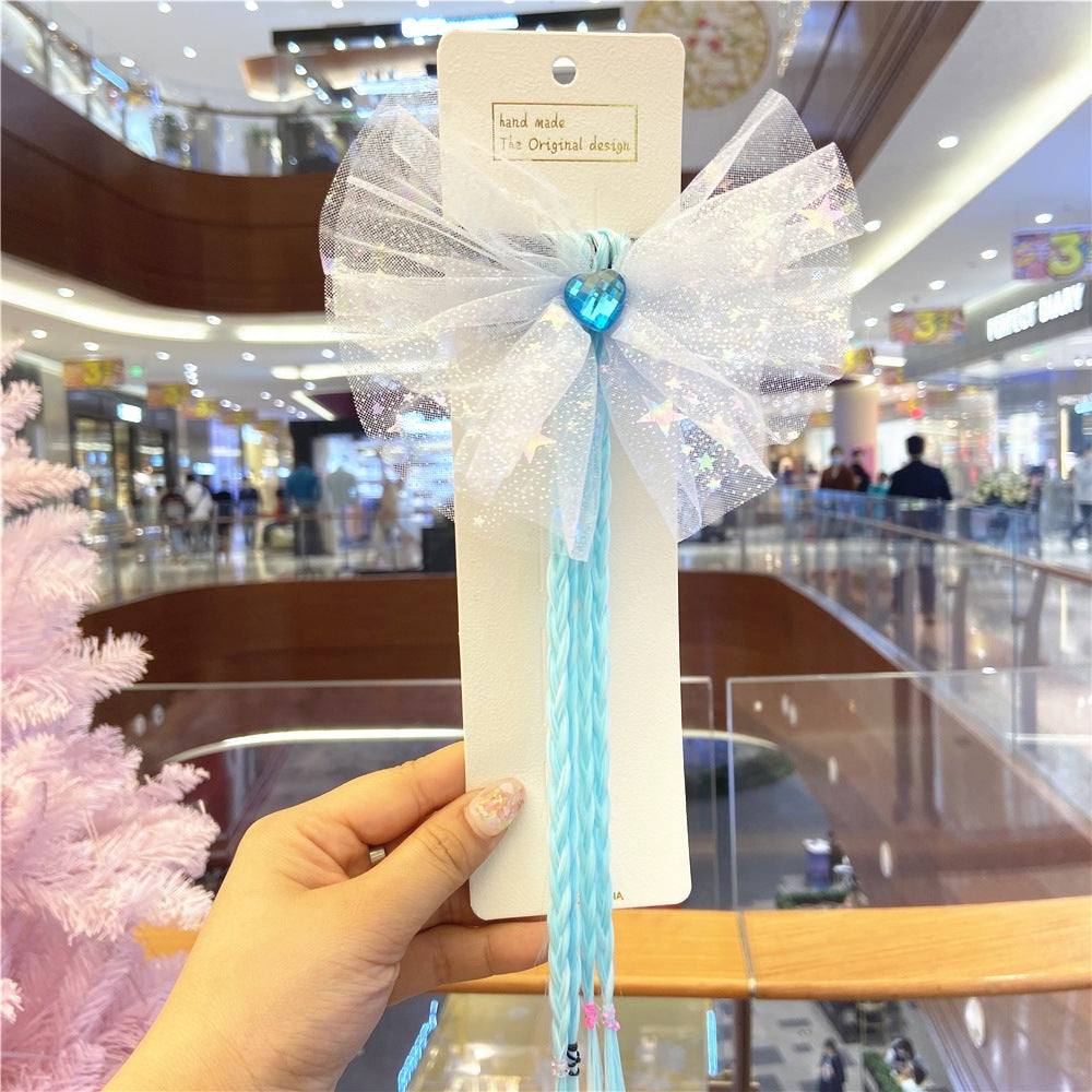 fashion cartoon character chemical fiber handmade hair clip 1 piece