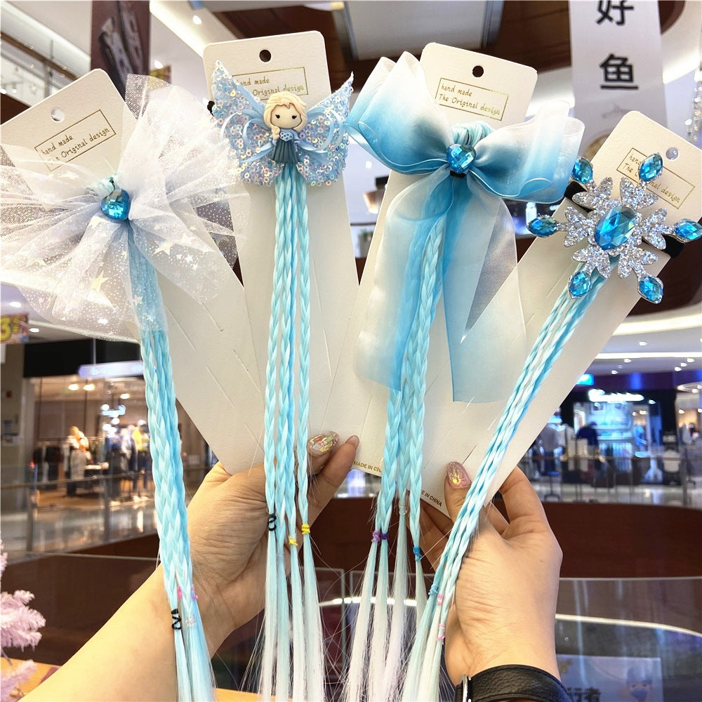 fashion cartoon character chemical fiber handmade hair clip 1 piece