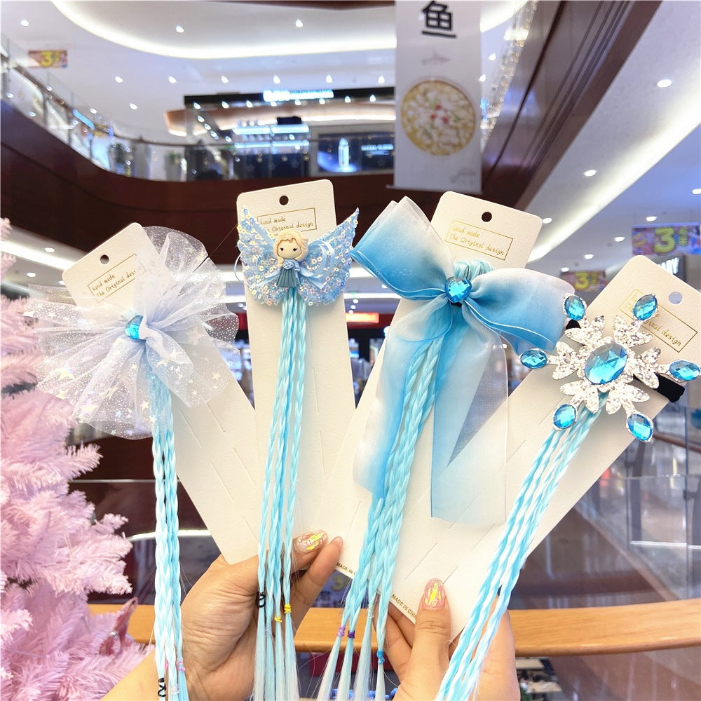 fashion cartoon character chemical fiber handmade hair clip 1 piece