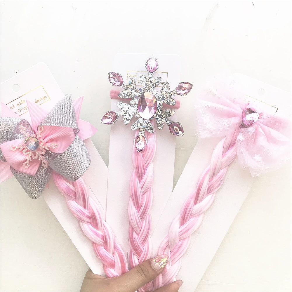 fashion cartoon character chemical fiber handmade hair clip 1 piece