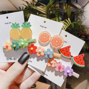 fashion geometric alloy plating artificial pearls hair clip 1 set
