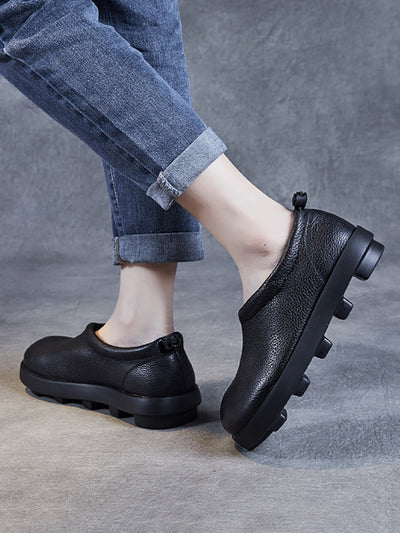 Women Casual Summer Soft Leather Shoes