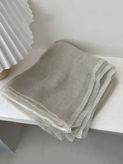 Women Summer Casual Pure Color Shawl Scarf