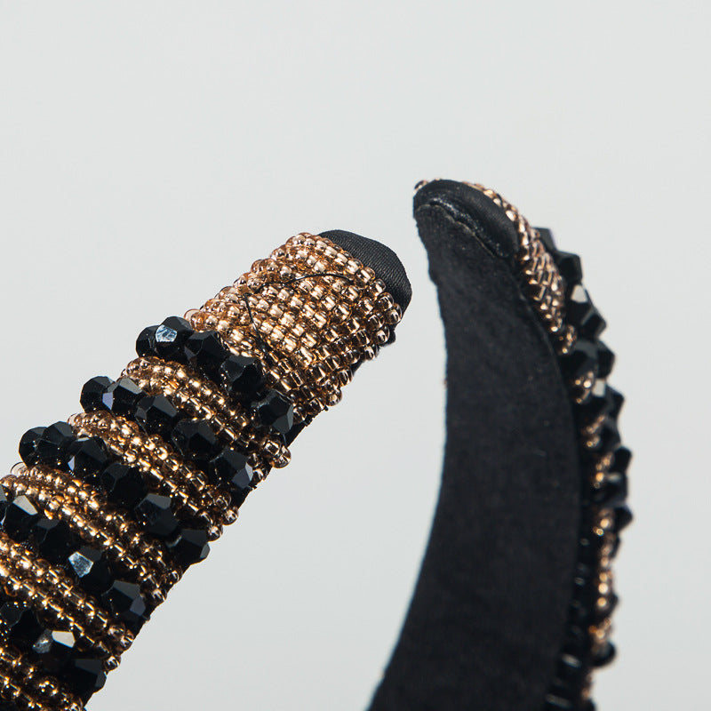 women's fashion plaid cloth beaded