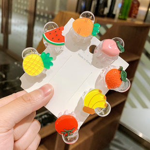 fashion geometric alloy plating artificial pearls hair clip 1 set