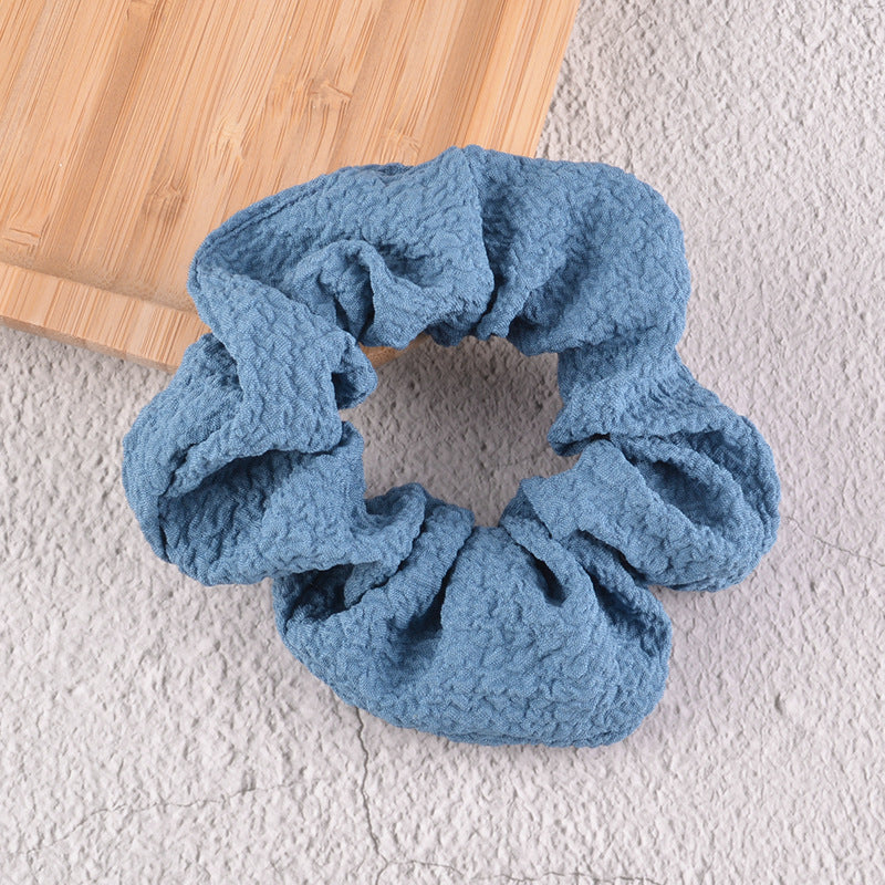 korean simple mesh daisy hair scrunchies