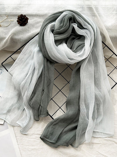 Women Vintage Summer Linen Shawl Scarf