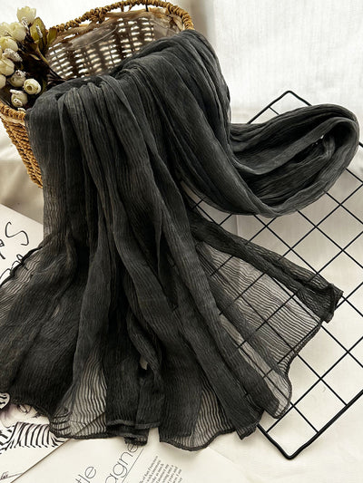 Women Thin Stripe Travel Shawl Scarf