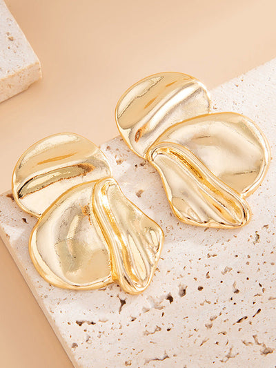 Irregularity Flower Shape Earrings Accessories
