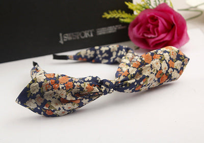 floral bowknot  fashion polka dot rabbit headband