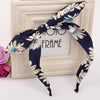 floral bowknot  fashion polka dot rabbit headband