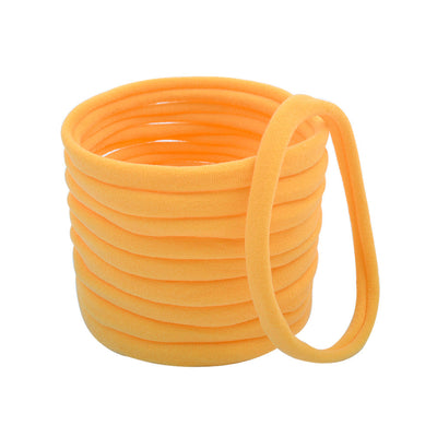 fashion solid color nylon hair tie 1 piece