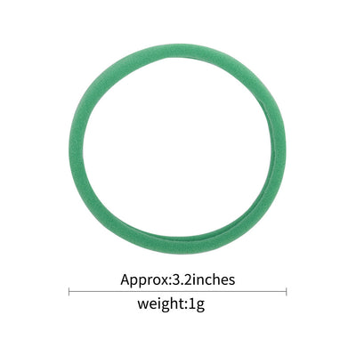 fashion solid color nylon hair tie 1 piece