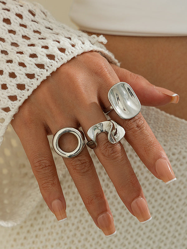 Geometric Ringent Rings Accessories