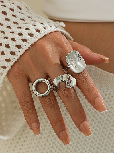 Geometric Ringent Rings Accessories
