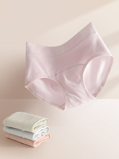 7 Pieces Summer Women Casual Pure Color Underwear