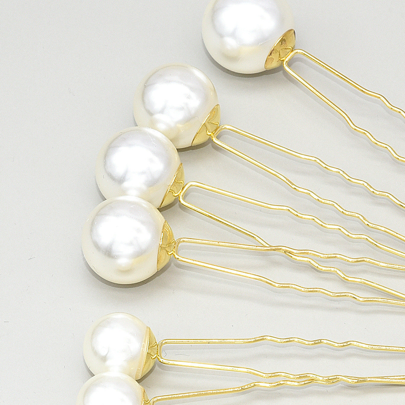fashion geometric alloy artificial pearls 18 pieces