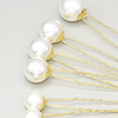 fashion geometric alloy artificial pearls 18 pieces