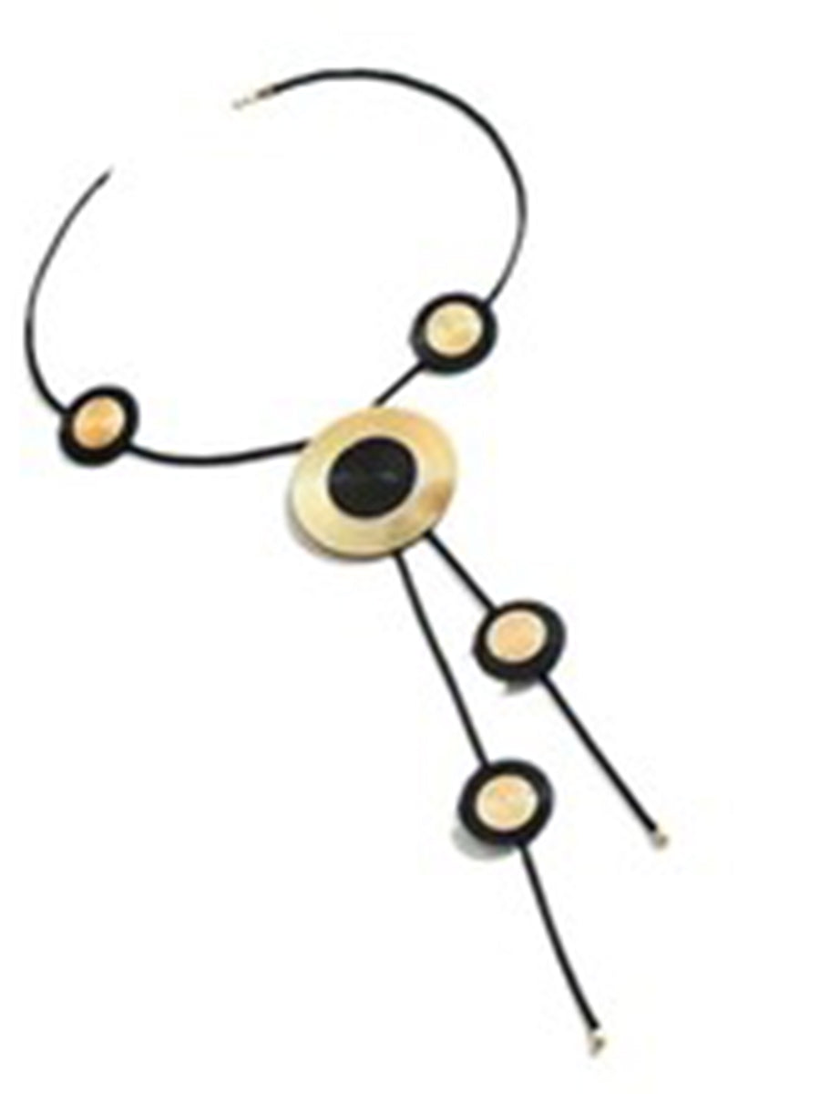 Geometric Round Cut Necklaces Accessories