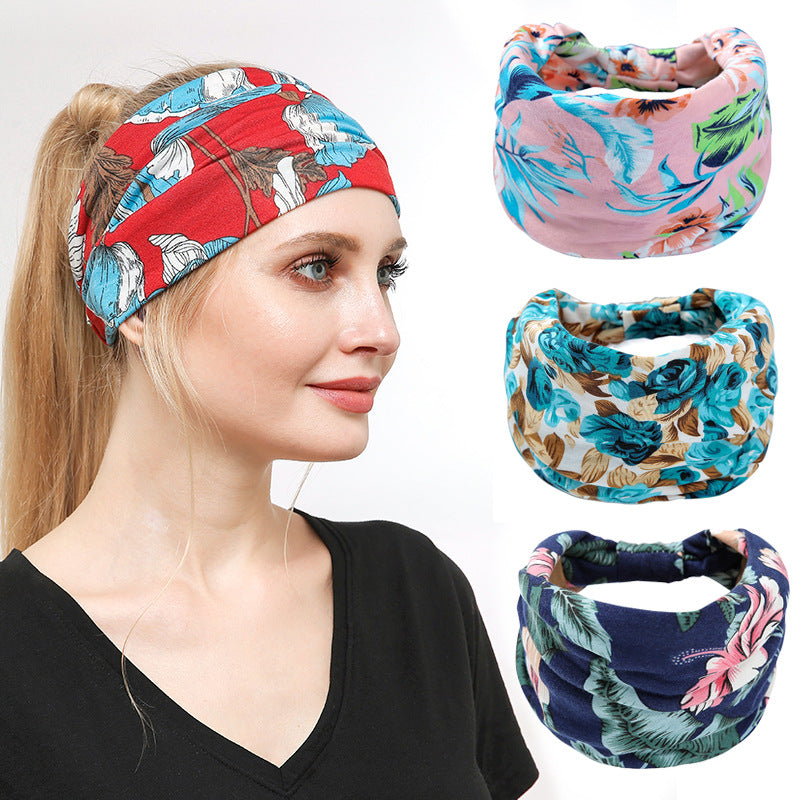 fashion printing cloth printing hair band 1 piece