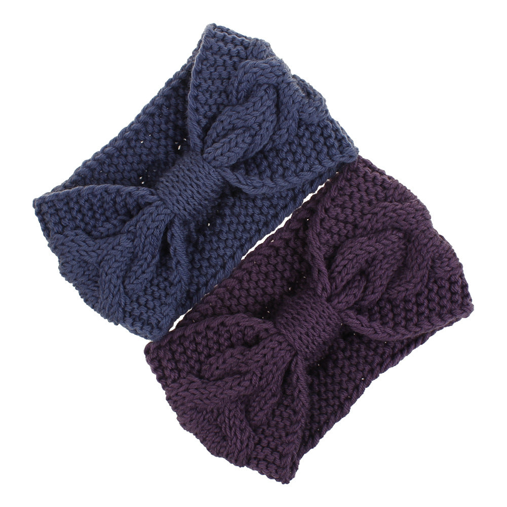 women's fashion waves wool hair band