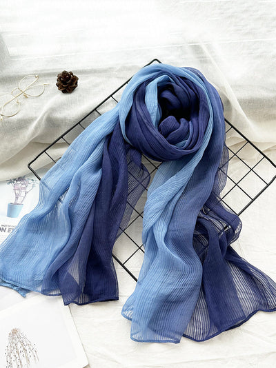 Women Vintage Summer Linen Shawl Scarf