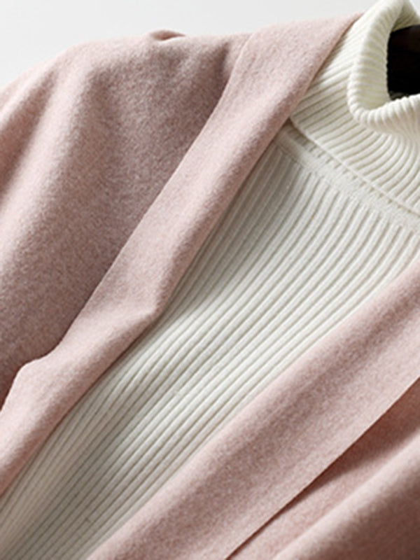 Keep Warm Solid Color Tasseled Shawl&Scarf