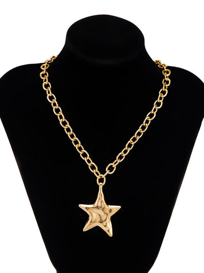 Chains Shiny Star Shape Necklaces Accessories