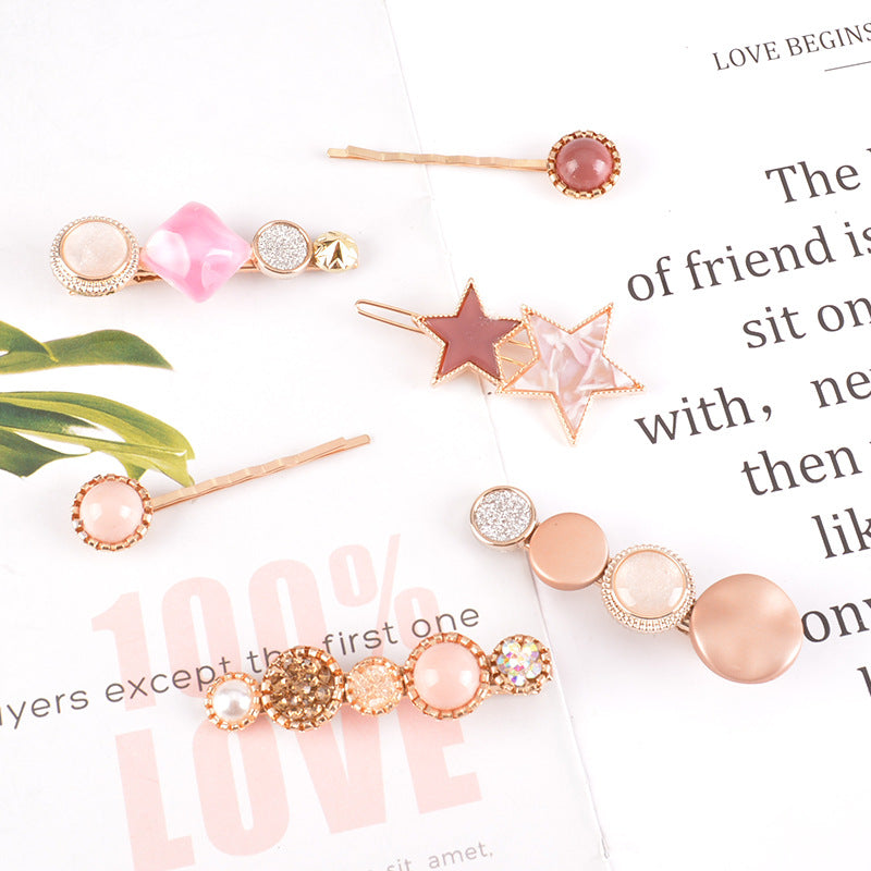 pearl frosted hairpin eight-piece set