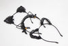 retro cat ears lace handmade hair band 1 piece