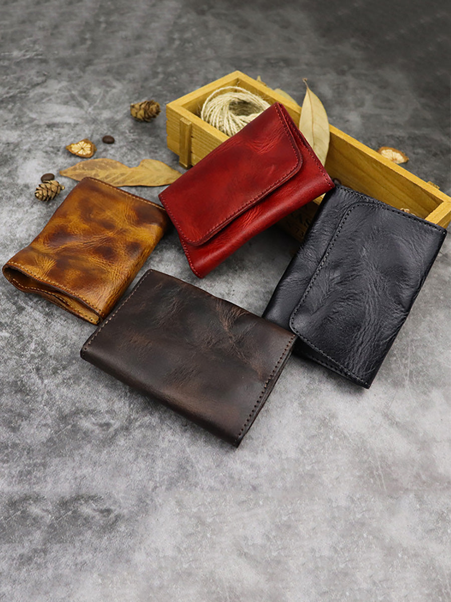 Retro Soft Leather Card Bag Wallet