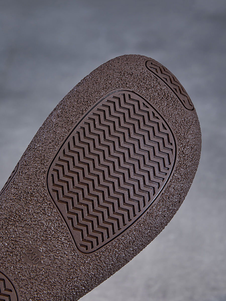 Women Vintage Soft Leather Flat Shoes