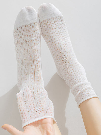 6 Pairs Women Summer Casual Breathable Socks