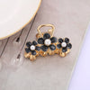 women's fashion flower alloy inlay pearl hair claws