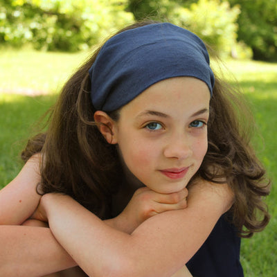 fashion solid color cotton hair band