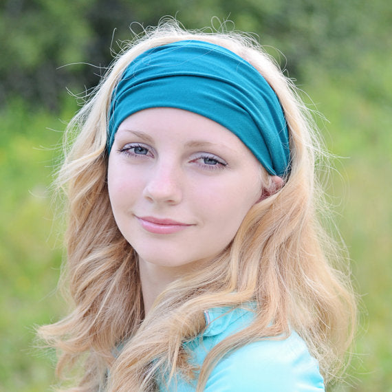 fashion solid color cotton hair band