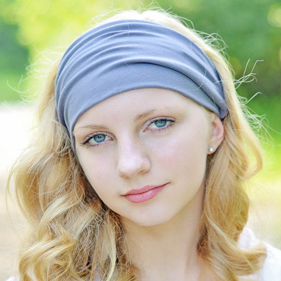 fashion solid color cotton hair band
