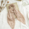 fashion ditsy floral cloth ribbon hair tie 1 piece