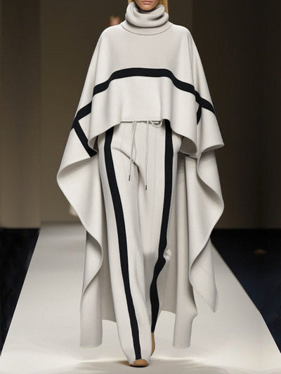 Loose Drawstring Striped Casual Pants Bottoms Trousers