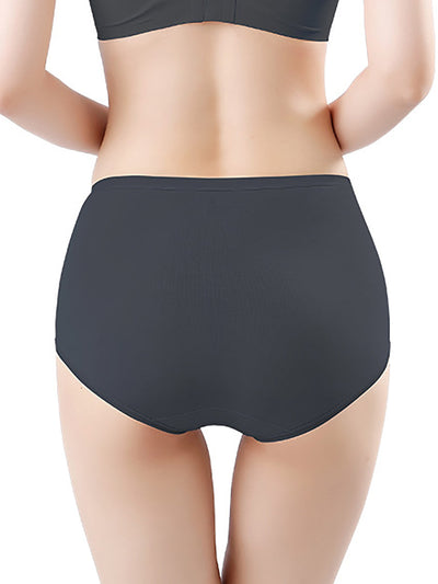 4 Pieces Summer Women Casual High Waist Underwear