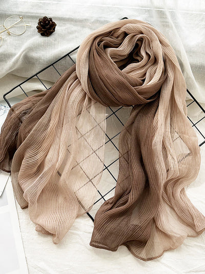 Women Vintage Summer Linen Shawl Scarf