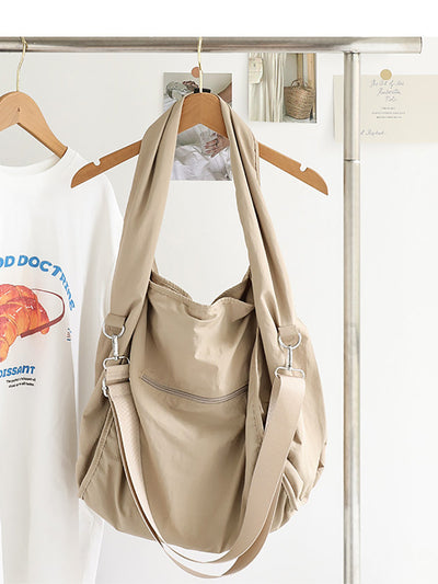 Women Casual Summer Pure Color Shoulder Bag