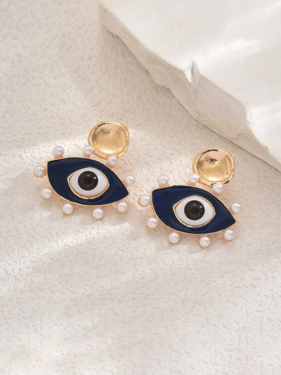 Eye Shape Geometric Earrings Accessories