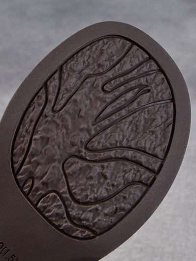 Women Summer Genuine Leather Mid Heel Shoes