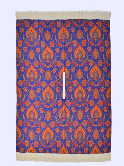 Women Vintage Jacquard Tassel Shawl