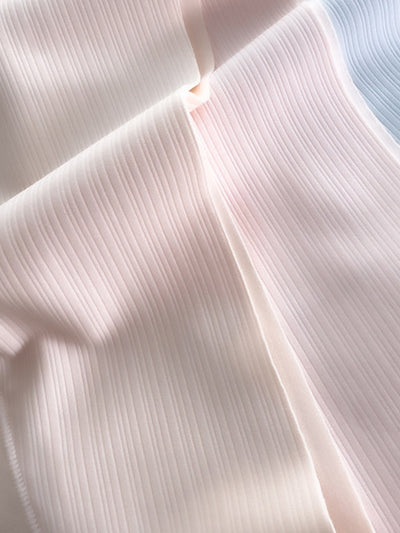 5 Pieces Women High Waist Pure Color Cotton Underwear