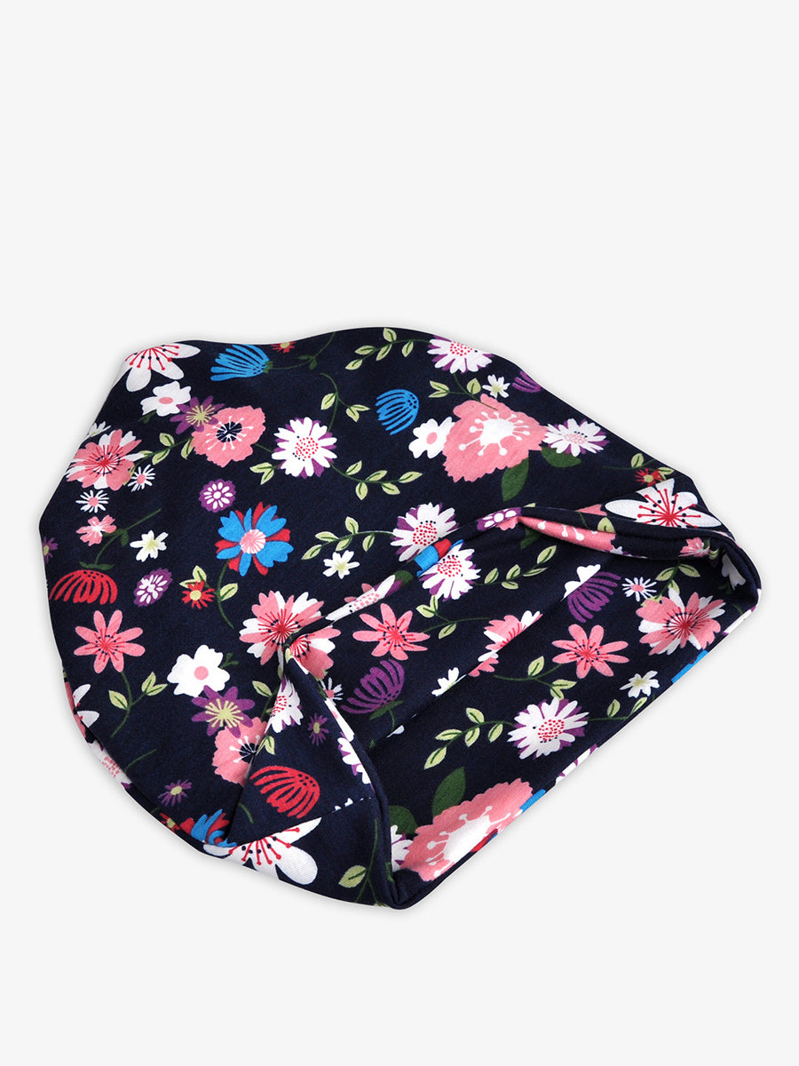 Women Summer Flower Elasticity Hat