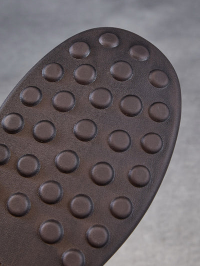 Women Winter Retro Genuine Leater Flat Boots