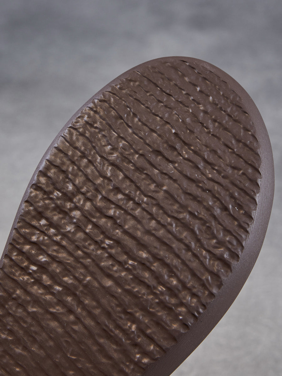 Women Genuine Leather Pure Color Platfrom Shoes